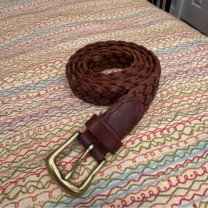 Men's unbranded Brown Genuine Leather Belt Size 40